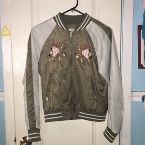 Embroidered floral jacket